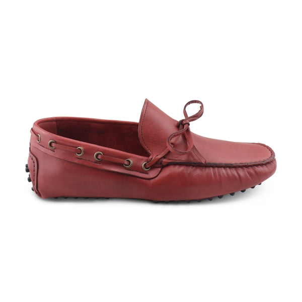 Gommini pelle bordeaux