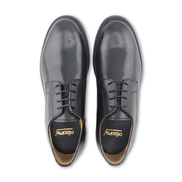 Derby in pelle nero