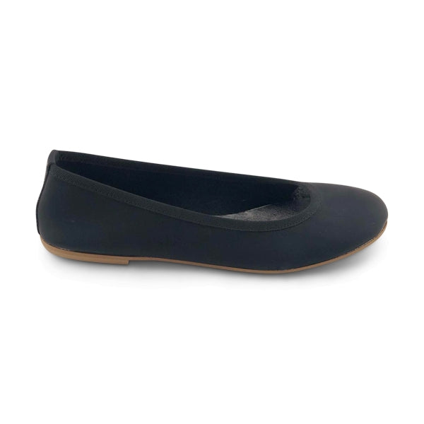 Ballerine nere in pelle 