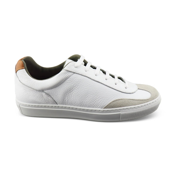 Sneakers bianche in pelle