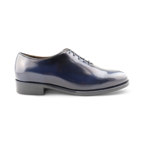 Scarpe Francesine da uomo in pelle blu